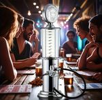 Luxury Beer & Alcohol Dispenser – 900ml Bar Drink Tower