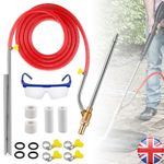 5000PSI Pressure Washer Sandblasting Kit Wet Abrasive Sand Blaster Attachment UK