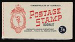 COMMONWEALTH OF AUSTRALIA 1956 BOOKLET 3½d BROWN SB32A $170 WAX INTERLEAVES RARE