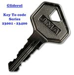 Gliderol Key Cut To Your Code Number Roller Garage Door Lock Keys To Code