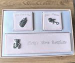 Pink Baby Keepsake Gift Set First Tooth and Memory Box