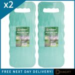 2 x KNEELING PAD GARDENING THICK MAT FOAM CUSHION MECHANIC HOUSE GARAGE PADS NEW
