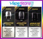 Voopoo ARGUS replacement pod - Empty Pods | 0.7 Ohm | 1.2 Ohm