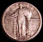 1926 standing liberty quarter- XF++ - SUP193