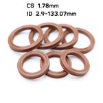 CS 1.78mm ID 2.9-133.07mm FKM Quad Ring X-Ring Square Oil Seal Fluorine Rubber