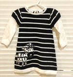Koala Girls Dress Black white Stripe 9 Month Knit Zebra