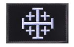 Crusader Black White Official VELCRO® Knights Templar Patch Genuine Badge