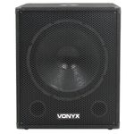 Vonyx SMWBA18 18" Active Subwoofer 1000W DJ Speaker - Powerful Bass!