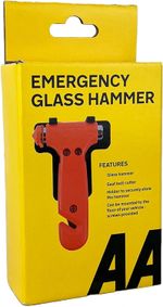 AA Emergency Car Window/Glass Hammer Seatbelt Cutter Rescue Tool AA6240 -