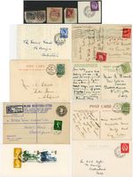 SHROPSHIRE MADELEY 1880-1980 POSTMARKS 12 ITEMS COVERS + STAMPS