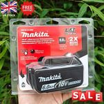 Genuine Makita 6.0ah 18v Power Tool Battery BL1860B 18V Li-lon Battery-black UK