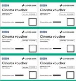 6 X Club Lloyds Odeon Cinema Tickets Expiry 23/12/2026 Valid for 2D 3D iSense