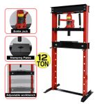 12 Ton Hydraulic Bench Press Heavy Duty Plates Workshop Garage Bearing Machine