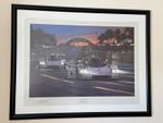 Nicholas Watts Framed Print Mercedes Benz Winner Le Mans 1989
