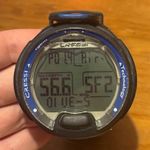 Cressi Leonardo Dive Computer - Black and Blue Strap
