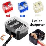 3Pcs Make Up Sharpener Duo Double Cosmetic Pencil Eyeliner Lip Eye Liner Eyebrow