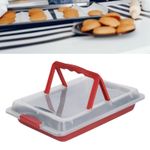 Covered Cake Pan Sheet Pan for Baking Nonstick Pastry Toaster Oven Baking Sheet