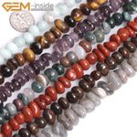 8x12mm Natural Gemstones Nugget Potato Freeform Beads For Jewellery Making 15"UK