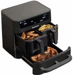 Cuisinart Tri Zone 13.6L Air Fryer Oven 3 Independent Zones Pizza Drawer Black