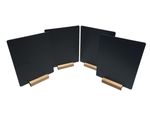 A4 x 4 TABLE TOP CHALKBOARDS BLACKBOARDS-  PLUS A FREE PEN