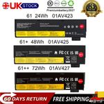 61++ 72Wh Battery For Lenovo Thinkpad T470 T480 T570 T580 P51s 01AV427 01AV423