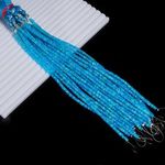 Neon Blue  Ethiopian Opal Stone Rondelle Faceted Beads 3X3X2 mm Strand 8" EB-961