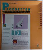 Pagesetter II Desktop Publishing Software. Amiga.