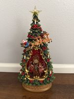 RARE Raz Imports Nutcracker Ballet Musical Lit Water Tree