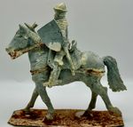 HINTON HUNT-MA76-ENGLISH MOUNTED KNIGHT,AGINCOURT 1415 UNPAINTED CASTING 54MM