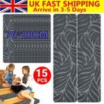 15Pcs Self-Adhesive Stair Mats Set Carpet Stair Treads Non Slip Pads Home Decor