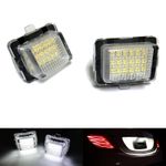 2x LED Licence Number Plate Light For Mercedes W205 C205 CLA C117 C218 W213 C238