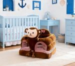 Plush Baby Support Seat – Soft Animal-Shaped Sitting Trainer with Backrest & Arm