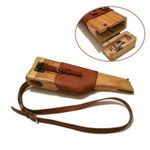 GERMAN C96 Broomhandle#Mauser Holster/stock With Diagonal Leather@Shoulder Strap