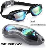 Mirrored Swimming Goggles Anti-Fog No Leak Swim Goggles for Men Women Adults