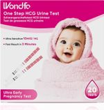 Pregnancy Test Strips 20 Pack, 10mIU Early Detection, 99.99% Accurate Home Test