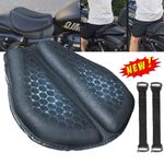 Motorcycle Comfort Gel Seat Cushion Universal For Motorbike Pillow Pad Cover NEW