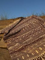 Organic Cotton Handwoven Blanket/throw BNWT