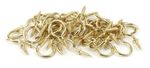 BRASS HOOKS PACK Cup *Screw In* Gold Metal SHOULDERED Ceiling Kitchen Mug Peg