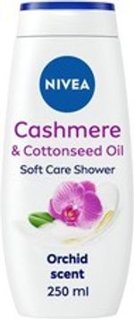 Nivea Cashmere & Cotton Oil Shower Gel (250ml) Body Wash with Vitamin C E and