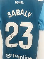 YOUSSOUF SABALY Real Betis Match Worn Signed shirt with COA 