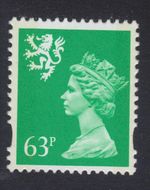 S89 63p Light Emerald SCOTLAND - Unmounted Mint
