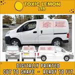 Nissan NV200 Vehicle Graphics Decals -  Sign Writing - Panel Wrap Airlease