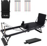 Foldable Pilates Equipment Home Workout Pilates Reformer Machine for Home Gym