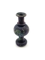 Blue Antique Style Grand Tour Miniature Bottle 62.3mm 9.23g