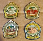 Hogs Back Brewery Set Of Four Pin Badges