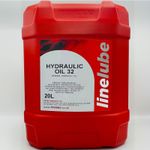 Linelube Hydraulic Oil ISO 32 DIN 51524 Part II High Grade - 20 Litres
