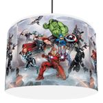 MARVEL AVENGERS CEILING DRUM LIGHT SHADE   FREE P&P