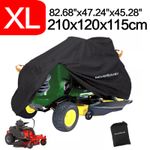 XL Waterproof Zero Lawn Mower Cover Riding Tractor Storage UV Protection Garden