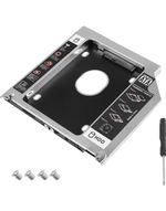 HDD Caddy 2.5 inch SDD 9.5mm Optical Drive Tray Hard Disk Holder Expander Mount