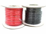 10mm² Black, Red 75A 12-240v Tri Rated Battery Cable Wire Auto Marine 